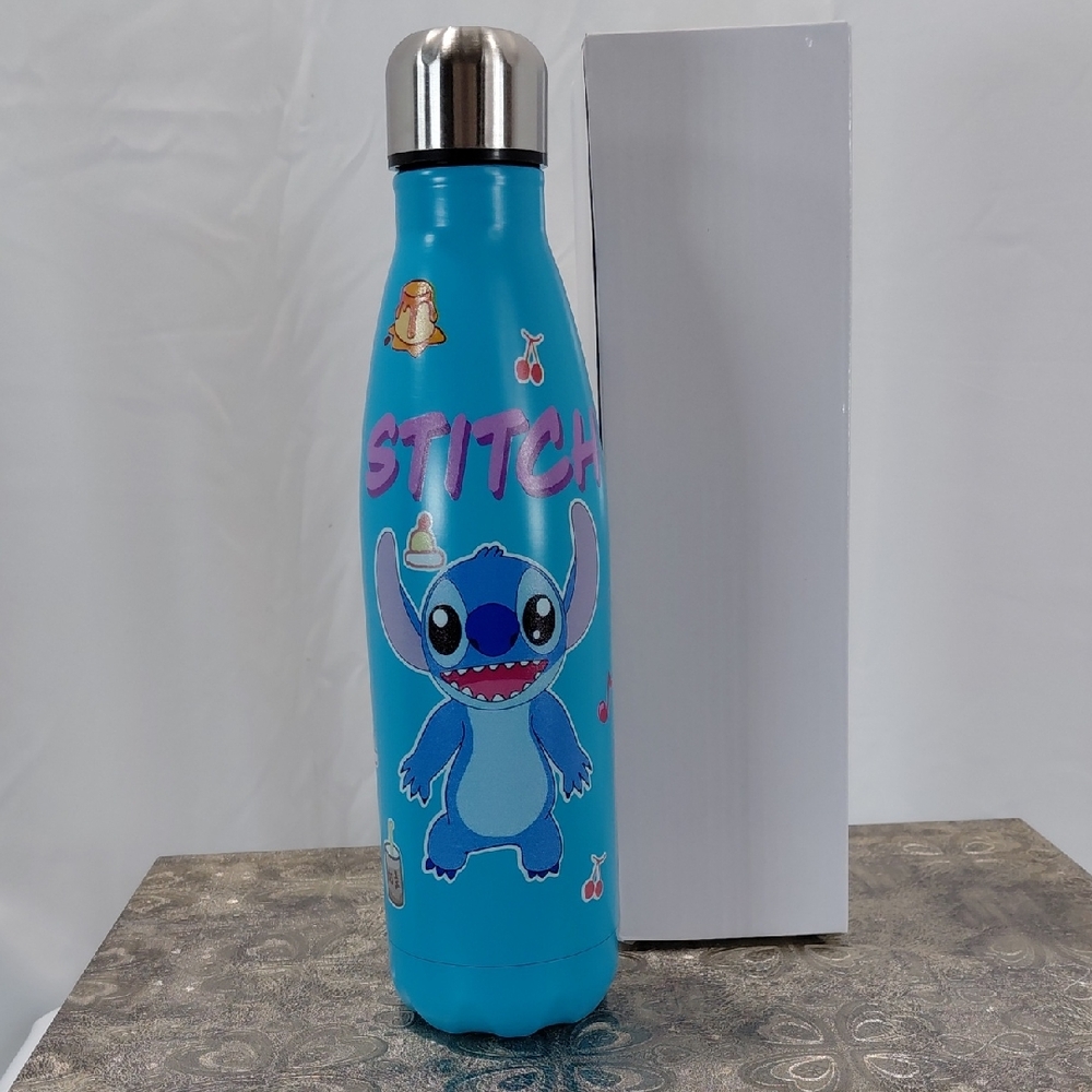 Stitch Blue Kids Water Bottle